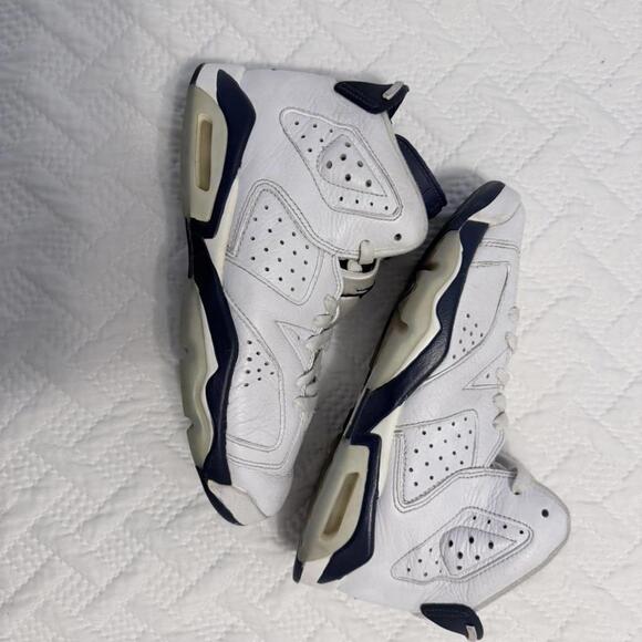 Nike Jordan 6 “Midnight Navy” no box 6.5Y 8W - Picture 7 of 8